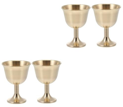 Garneck Lot De 2 Tasses Et Gobelets En Acier Inoxydable De Capacité Pour Le Divertissement 2 Pièces X 2
