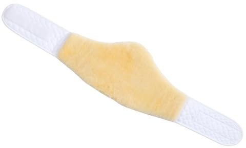Lammfell-Nierenwärmer von CHRIST – unisex Nierengurt mit Innenseite komplett aus medizinischem, echtem hochwertigem Fell, in der Farbe natur und der Größe L (110-130 cm)
