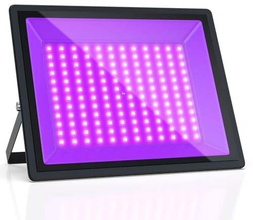 AffyBulb 1-Pack 150W UV Blacklight for Halloween & Party | 395nm UV Light activates neon paints, UV makeup & fluorescent dyes for Glow Parties