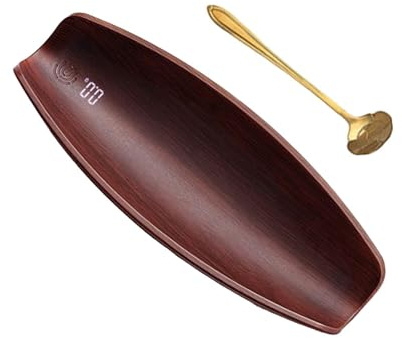 FLCPJGV Mini Bilancia Digitale Bilancia da Cucina Domestica Bilancia per pesare Foglie di tè sfuse, Rosso