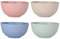4 Pack Lightweight Plastic Bowls, Dishwasher and Microwave Safe for Cereal, Soup, Rice, Salad, Pasta, Noodle