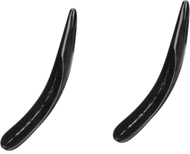 Healeved 2stücke Portable Scraping Stick Schwarz Wasserbüffelhorn Massage-stab Für Gesicht Und Körper Akupunktur- Für Hautpflege Und Entspannung Handgefertigt Für Zuhause Und