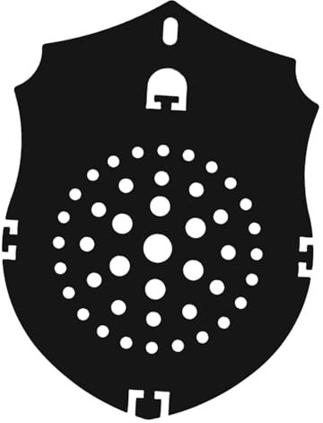 UKCOCO Tablero de Plantación de Helechos en Pared Acrílico Negro