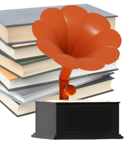 Altoparlante Retrò - Grammofono Portatile,Cassa Stereo Senza Fili con 3 Modalità Luce per Esterno Camera da Casa Cucina