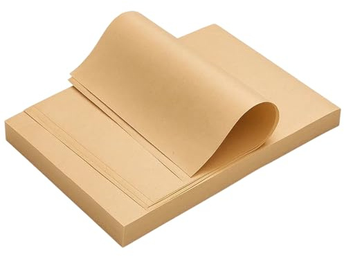 150 Pcs Greaseproof Paper Sheets, Baking Paper Sheets, 12 x 8 Inch Baking Paper Non-Stick, Greaseproof Cooking Paper for Air Fryer & Oven, Perfect for BBQ, Picnic, Festival, Bread