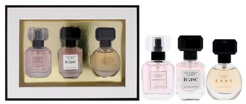 Victorias Secret by Victorias Secret for Women – 3 Stück Mini-Geschenkset 0,25 oz – EDP Sprays – Bombshell, Tease, Bare
