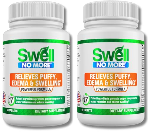 Water Pills Diuretic Water Retention Water Weight Lymphatic Support Lymphatic Drainage Liver Detox Reduces Swollen Legs Feet Ankles Puffy Eyes Edema Swelling Bloating Relief Dandelion Bromelain & More