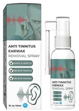 Tinnitus Relief For Ringing Ears,Tinnitus Spray Zur Linderung Von Ohrgeräuschen,Natürlich Wirksames Tinnitu-Pflege,Natürliche Lösung Für Klingelnde Ohren