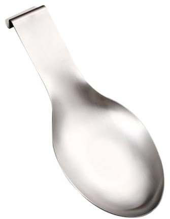 LOLIPPYY Soporte para Cucharones de Acero Inoxidable, Portacucharas Multiusos para Cocina, Reposa Cucharas Práctico para Restaurantes y Hogar, Accesorio Anti Goteo para Utensilios de