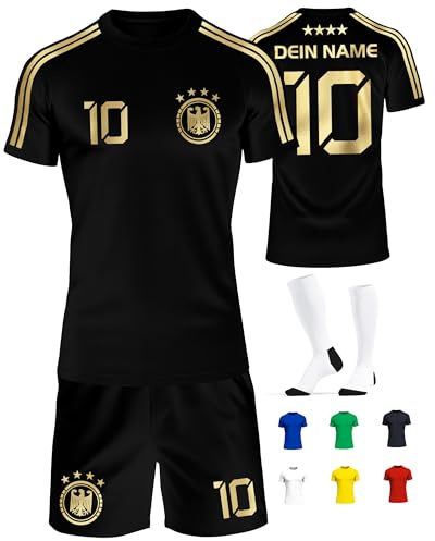 Deutschland Trikot Kinder Herren Damen WM 2026 Fussball Geschenke Jungen Coole Sachen für Jungs Fußball Trainingsanzug Tshirt EM Shirt geschenk junge 10 jahre Fußballtrikot Mädchen Set IIIII20Fo7IIIII