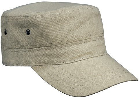 Trendiges Kids Military Army Cap - Farbe: Khaki - Größe: One Size