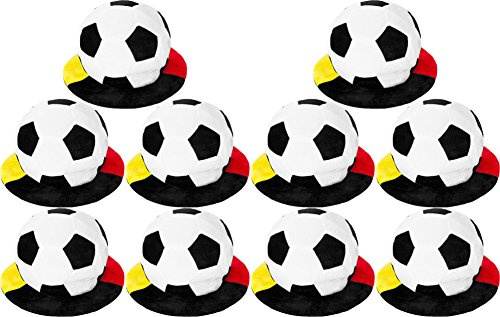 normani 1, 2, 5 oder 10 Deutschland Fußball Mütze Schlapphut mit Krempe Fußballhut in Deutschlandsfarben