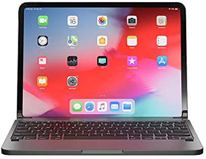 Brydge 11.0 Pro Wireless Keyboard | Compatible with iPad Pro 11-inch (2018) | Backlit Keys | Long Battery Life | (Space Gray)