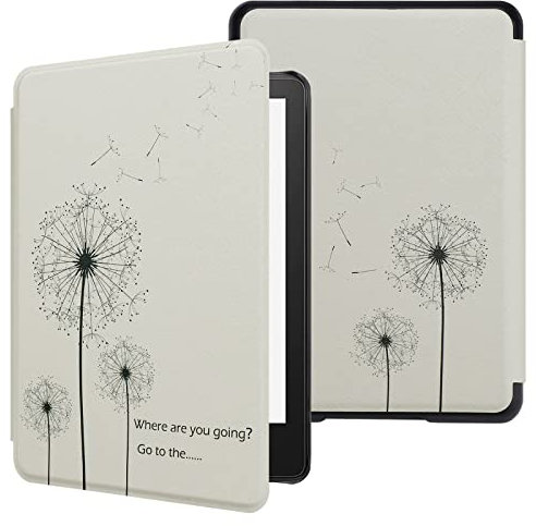 WALNEW Hülle für 6.8 Zoll Kindle Paperwhite 11th Generation (Model No. M2L3EK & M2L4EK), Lightweight Kunstleder Schutzhülle Smart Cover mit Auto Sleep/Wake Funktion