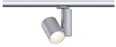 Paulmann 91334 LED Schienensystem ProRail3 Schienenspot Zeuz 15° 33W 3000K 230V Silber dimmbar Schienensysteme Deckenschiene Metall, Kunststoff