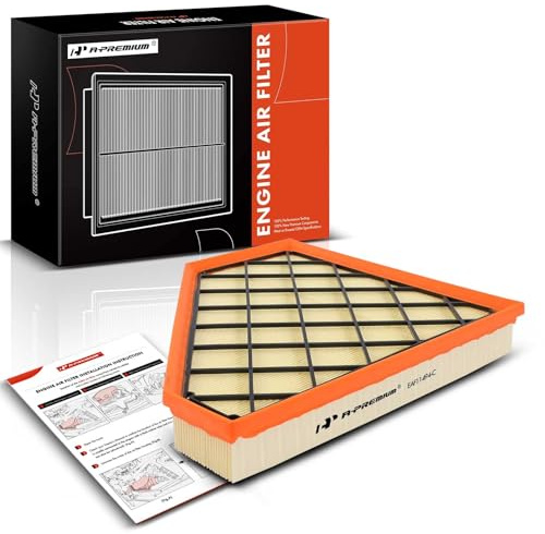 A-Premium Front Engine Air Filter Compatible with Cadillac ATS, CTS & Chevrolet Camaro, 2013-2023, 2.0L 2.5L 3.6L, Flexible Panel, Replace# 20857930