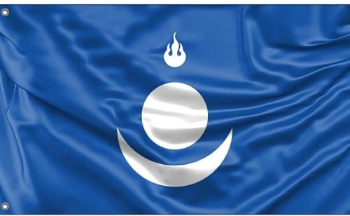 Bandera del Imperio Mongol | Diseño único | Hecho en la UE (90 x 150 cm)