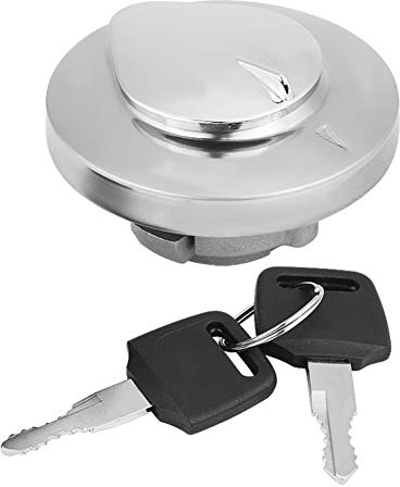 Tankdeckel, 2,8 X 1,6 Zoll Motorrad-Tankdeckel aus Legiertem Stahl mit 2 Schlüsseln, für Shadow Spirit VT750 DC C2 VLX VT600