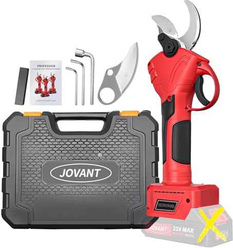 Electric Secateurs for JOVANT 20V Battery (No Battery),Electric Pruning Shears Max 30mm(1.2 Inch) Cutting Diameter,Cordless Pruning Shears,Garden Secateurs for Tree Branch and Fruit Trees-JOVANT