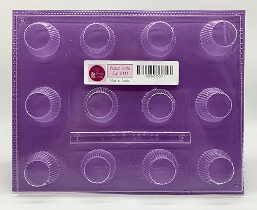 CANDISLE Peanut Butter Cup Chocolate Candy Mold