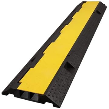 YLLSMGS Canalina Passacavi Esterno 2 Canali Copertura Cavi Esterna 1100 Libbre Passacavi Pavimento con Coperchio Superiore