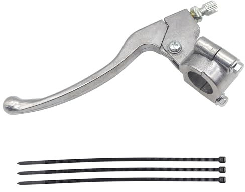 YGQ 7/8 22mm Left Brake Handle Clutch Lever Perch for Coleman CT200U BT200X CT100U Predator 212 196cc 6.5HP Baja Massimo MB165 MB200 MBX10 Mini Bike CRF50 XR50 KLX110 SSR125 Pit Dirt Bike Silver
