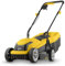 Powerplus Tosaerba elettrico POWEG62205 con motore da 1300 W e cesto di raccolta (5624), tagliaerba con altezza di taglio regolabile, larghezza di taglio 320 mm, giardino fino a 250 m², senza batteria