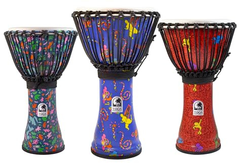 TOCA FREESTYLE COLORSOUND 7 SARONG DJEMBE SET OF 4 TFCDJ-7SPK