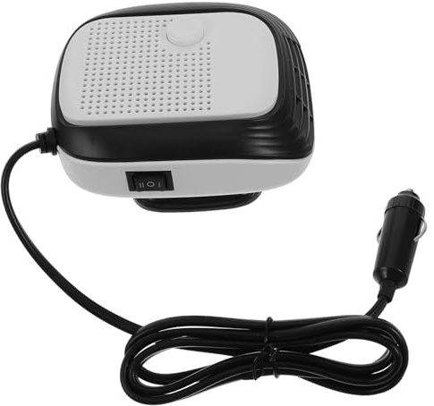 GLEAVI 12v Portable Car Heater Defroster Fast Heating Windscreen Defogger for Vehicles Multi-function Rotary Design Compact Automotive Interior Heater