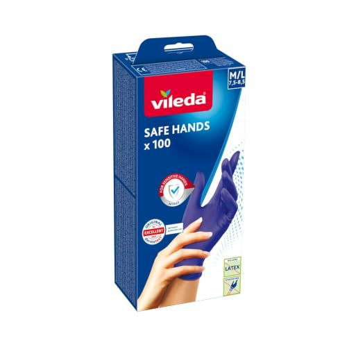 Vileda gants jetables en nitrile 100 unités