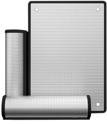 Genérico Película para Ventana Reflectante Película para Oscurecimiento De Aluminio Película Aislante Térmico Película De Privacidad para Casa Oficina Garaje(80x160cm)