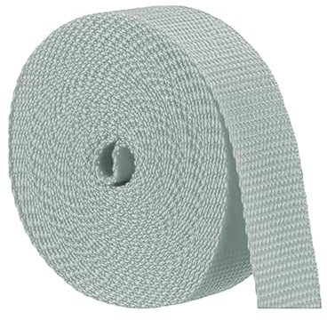 JMZLLRX 25 mm bomullsband, polypropen band för sömnad för ryggsäckar sömnad, väskband, gör-det-själv pyssel, stickade förpackningar (grå)