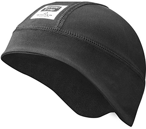 Walser Under hatt, fleecemössa skidhjälm, lätta hatten hjälmen, skidmask svart cykel cap sport mössa storlek XXS / XS 48-51 43611