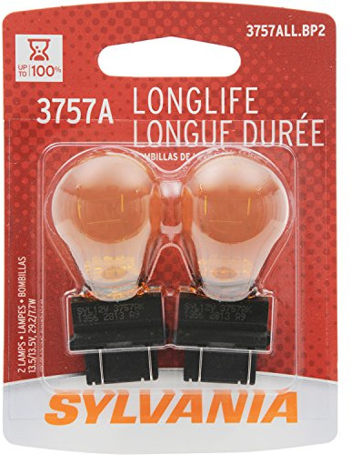 SYLVANIA 3757A Long Life Miniature Bulb, (Contains 2 Bulbs)