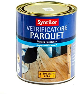 VETRIFICATORE PARQUET 0,75 LT SYNTILOR ACQUA ULTRA-RESISTENTE PROTEZIONE 8 ANNI SATINATO OPACO