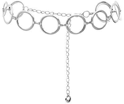 LumiSyne Moda Catena Cintura Da Donna Semplice Anello In Metallo Fibbia Regolabile Catena Della Vita Oro Argento Cintura Per Festa Nozze Quotidiano