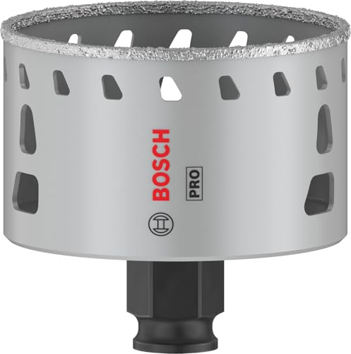 Bosch 1x PRO Tile PC Plus Lochsäge, 70 mm, HS | für Harte Fliesen, Weiche Fliesen, Ø 70 mm, Professional Zubehör Bohrmaschine