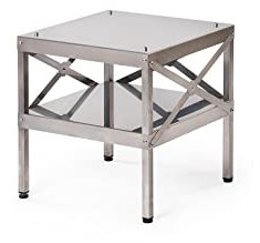 KAISER COMPANY - Tragbare Edelstahl Basis für Räucherschränke und Räuchern Zubehör für die Modelle 80 und 125 - elektrisch und auch mit Holzbefeuerung