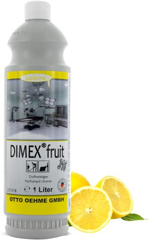 Lorito Dimex Fruit 316 Duftreiniger Konzentrat, Bodenreiniger Mittel mit Duft nach Zitrone, Reiniger für Boden und alle wasserbeständigen Oberflächen, 1 Liter