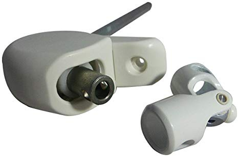 SORTIE DE CAISSON RENVOI 120° ENTREE FEMELLE Ø12 SORTIE 6P7 LG 355MM BLANC RAL9010