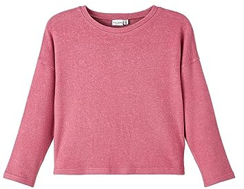 NAME IT Mädchen Langarm Strickpullover Rose Wine-158-164