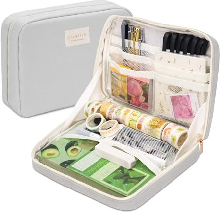 Simple Style Großes Federmäppchen, Easthill federmäppchen mit mehreren Fächern, Federmäppchen Für Kinder, Mädchen Teenager mit Großer Kapazität, Stylische Federtasche für Mädchen & Jungen. (gray)