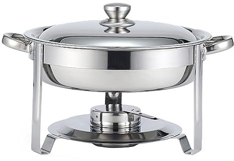 Chafing Dish Buffet-Set, 3,5 l, großes Fassungsvermögen, doppelschichtiges Tablett mit Heizung, Lange Isolierzeit, leicht zu reinigen, korrosionsbeständig, für Hotels/Hochzeiten/Bankette/Versammlung