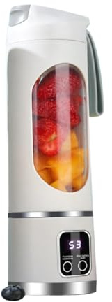 Begchy Frullatore portatile Spremiagrumi Elettrici Frutta Mixer USB Ricaricabile Frullato Mini Frullatore Spremiagrumi Personale 12 Cutter 3Gears A