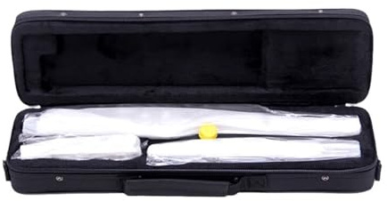 Flauto traverso flauto per principianti Strumento per flauto nichelato a 16 fori chiusi con chiave C elenco di brani E-key universale professionale