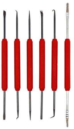 Weller WLACCSAK-02EU Kit di Aiuto per Saldatura con 6 Strumenti a Doppia Faccia per Capacità Multifunzionali