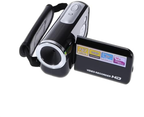 Housoutil Mini 16mp Digital Camera Compact Camcorder Led Flash 2.0'' Screen Great for Sports Concerts Travel