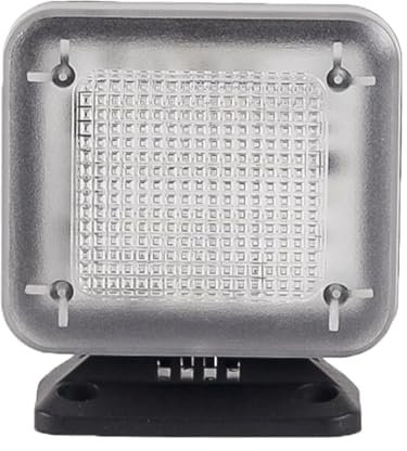 LwiftGal LED Lamp Fake TV Simulator, Anti-Burglar Security Light, Timer Sensor, Night Security, Home Protection, PowerAdapter, 14cm x 11cm x 6cm/9cm, Modern, Wall Mount, Brushed Plastic