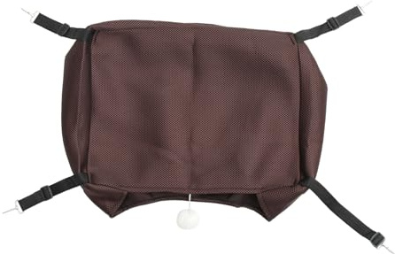 HEMOTON Hamaca De Malla para Jaula De Gatos Nido Colgante Cómodo para Dormir Lugar De Descanso para Gatos Verano Transpirable Lavable