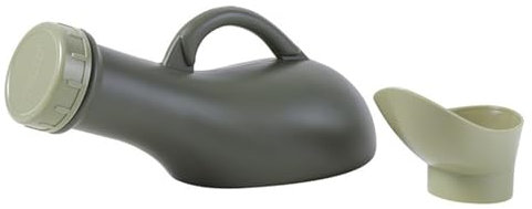 STHOYN Pappagallo Urina Uomo da Letto per Gli di Versamento Urinatoio Uomo Portatile Viaggi Anziani Riutilizzabili Durevoli per Gli Orinatoio Portatile Uomo